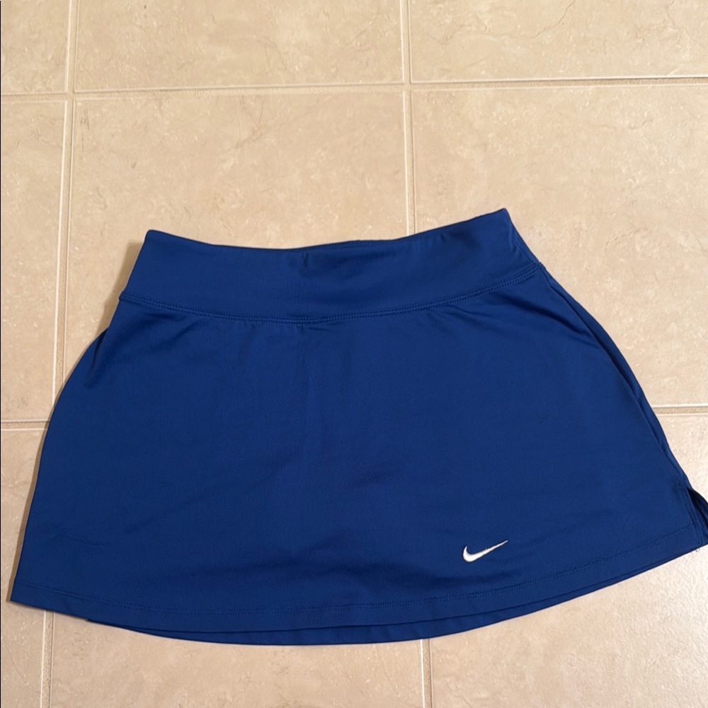 Blue Nike Dri-Fit Tennis/Golf Skirt with shorts underneath